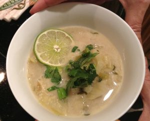 coconut cabbage soup