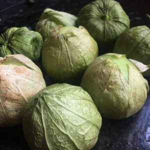 Roasted Tomatillo Chili Salsa