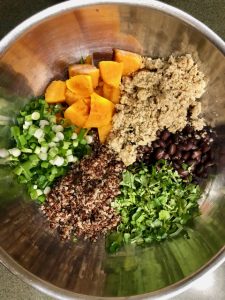 sweet potato black bean burger