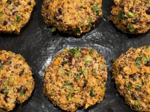 sweet potato black bean burger